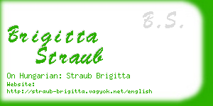 brigitta straub business card